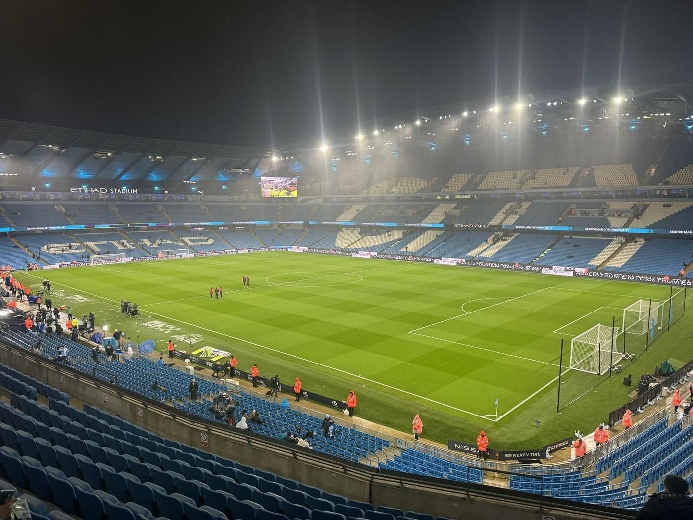 Etihad Stadium vor Anpfiff