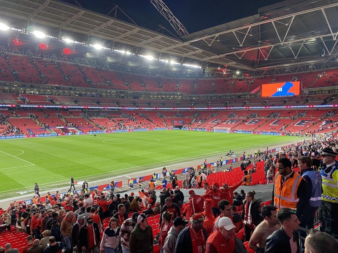 Wembley Stadium, England gegen Schweiz 2022