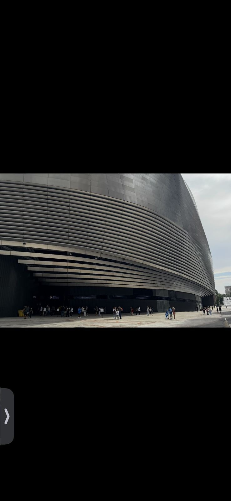 Santiago Bernabéu von außen