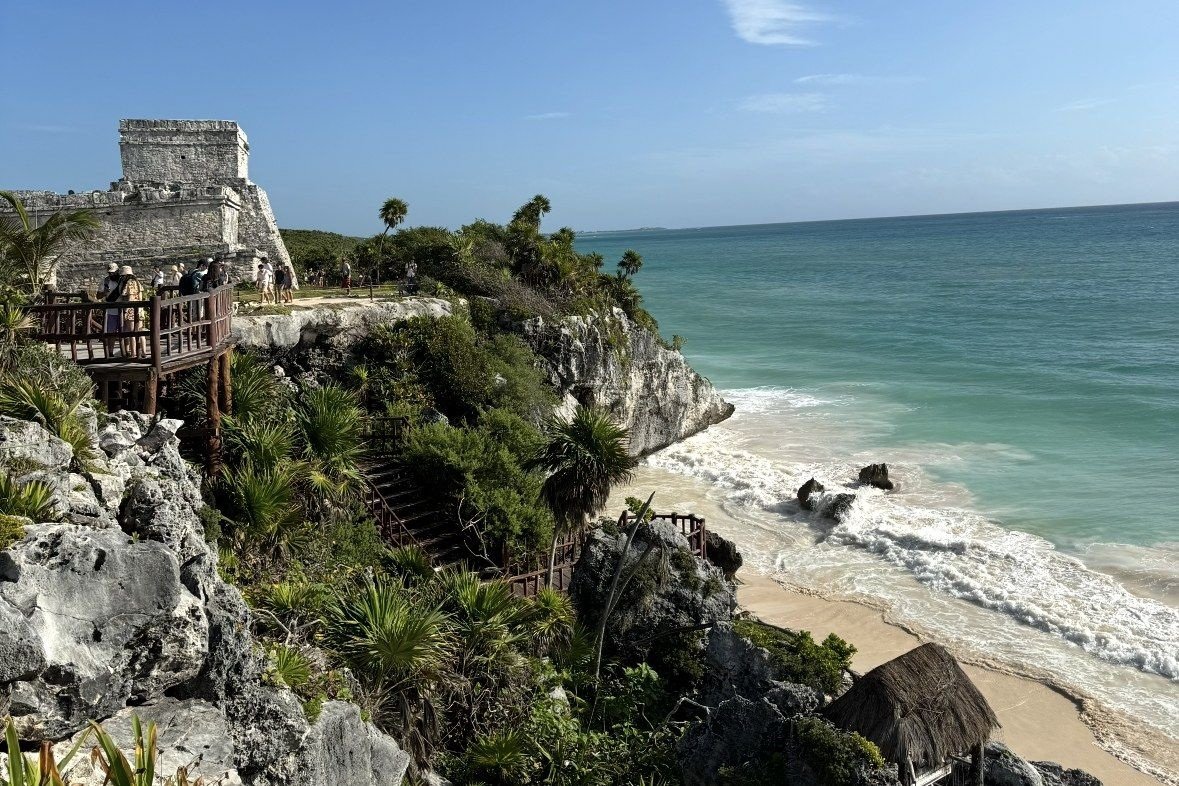 Ruinen von Tulum an der Karibikküste