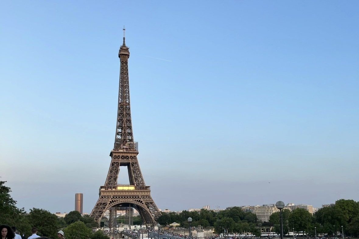 Eiffelturm bei Sonnenuntergang, Paris